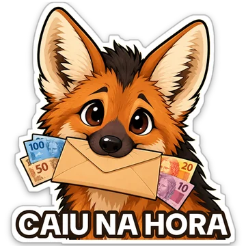 Figurinha: caiu na hora