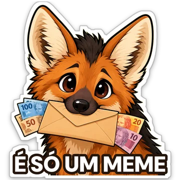 Figurinha: é só um meme